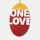 Ein Liebe-Poster Keramikornament (Links)