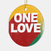 Ein Liebe-Poster Keramikornament (Links)