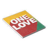 Ein Liebe-Poster Notizblock (angewinkelt)