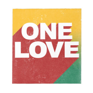 Ein Liebe-Poster Notizblock