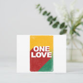 Ein Liebe-Poster Postkarte (Stehend Vorderseite)