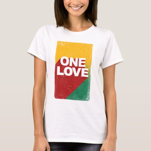 Ein Liebe-Poster T-Shirt (Vorderseite)