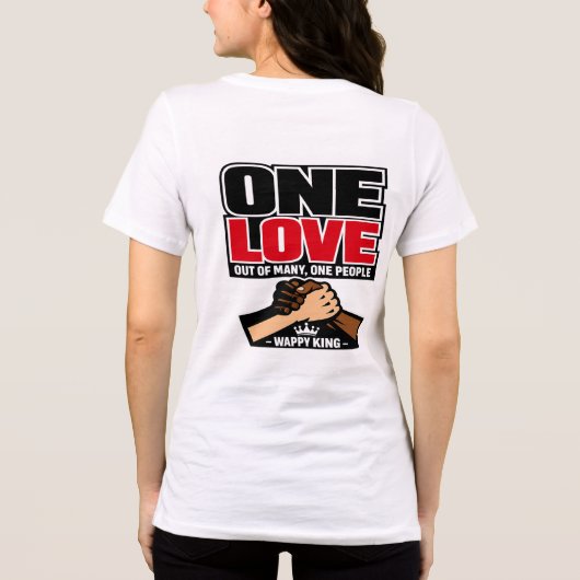 Ein-Liebe-T-Shirt Tri-Blend Shirt (Rückseite)