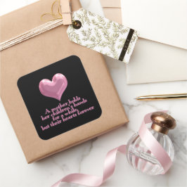 Ein Liebe-Weihnachtsaufkleber für Mütter Quadratischer Aufkleber