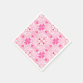 Ein liebendes Herz Serviette (Ecke)