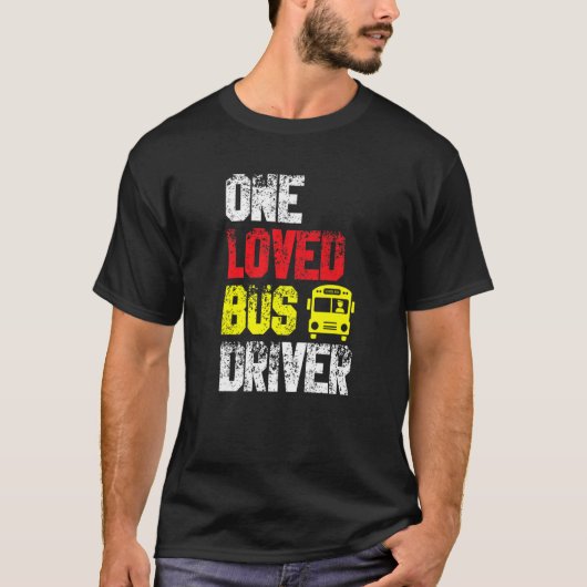 Ein liebes Bus Fahrer Schule Transport Passagier B T-Shirt (Vorderseite)