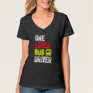 Ein liebes Bus Fahrer Schule Transport Passagier B T-Shirt