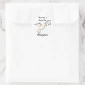 Ein Liebes ehren, Pflege-Aufkleber Runder Aufkleber (Tasche)