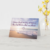 Ein Liebes verlieren Karte (Gelbe Blume)