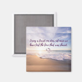 Ein Liebes verlieren Magnet (Vorderseite/Rückseite)