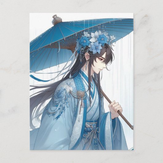 Ein liebevoller chinesischer Herr (orientalischer Postkarte (Vorderseite)