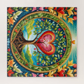 Ein liebevoller Lebensbaum Puzzle (Horizontal)