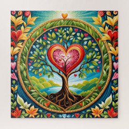 Ein liebevoller Lebensbaum Puzzle