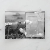 Ein liebevoller Onkel, Beileidskarte Karte (Innenseite)