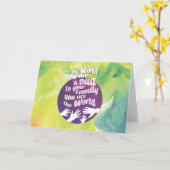 Ein liebevoller Vater Karte (Gelbe Blume)