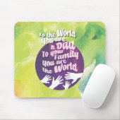 Ein liebevoller Vater Mousepad (Mit Mouse)