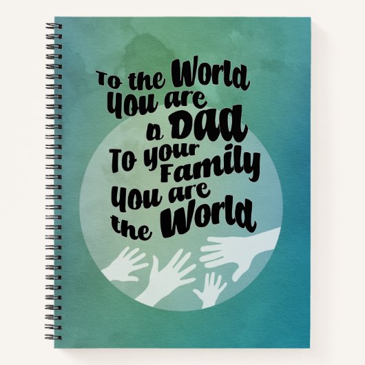 Ein liebevoller Vater Notizblock (Vorderseite)