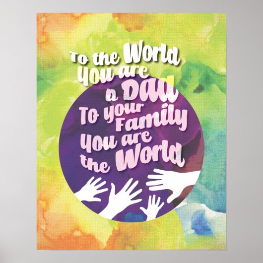 Ein liebevoller Vater Poster (Vorne)