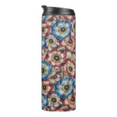 Ein lieblicher Philip Jacobs Fabric Anemone Tumble Thermosbecher (Nach rechts gedreht)