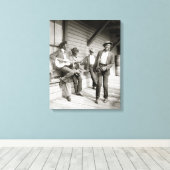 Ein Lied und ein Tanz, 1908 Leinwanddruck (Insitu (Holzboden))