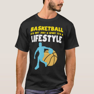 Ein Lifestyle-Spiel Sport Basket Ball Basketball F T-Shirt
