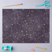 Ein Lila Design der Starry Night Series 12 Seidenpapier (Basteln)