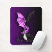 Ein lila Drache Mousepad (Mit Mouse)