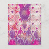 ein lila Hintergrund mit Punkten Flyer (Vorne)