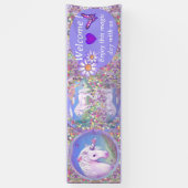 Ein lila Paradies Banner (Vertikal)