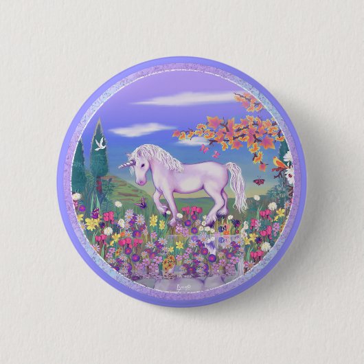 Ein Lila Paradies Button (Vorderseite)