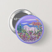 Ein Lila Paradies Button (Vorne & Hinten)