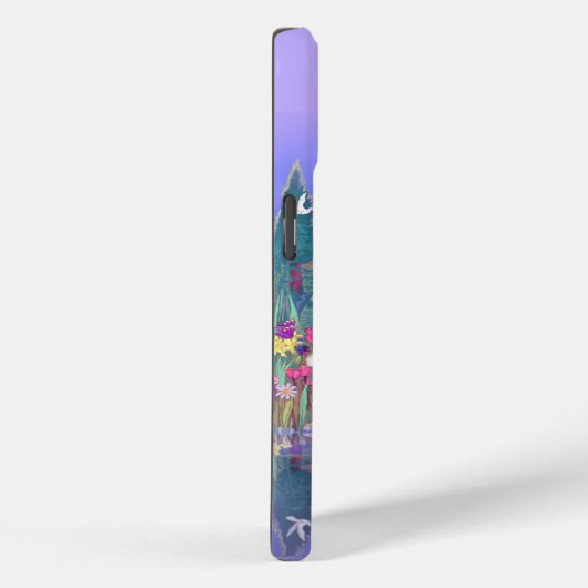 Ein lila Paradies Case-Mate iPhone Hülle (Rückseite / Rechts)