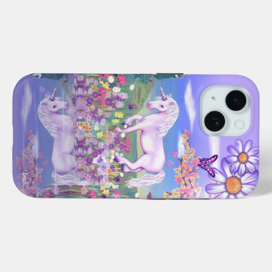 Ein lila Paradies Case-Mate iPhone Hülle (Rückseite (Horizontal))