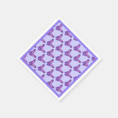 Ein lila Paradies, das sich durch einen Deich/Schm Serviette (Ecke)