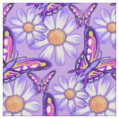 Ein lila Paradies, das sich durch einen Deich/Schm Stoff (Nahaufnahme)