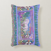 Ein lila Paradies Dekokissen (Vorderseite(Vertikal))