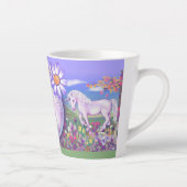 Ein lila Paradies der Latte Tasse (Rechts)