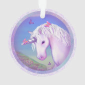 Ein lila Paradies für Akryler Ornament (Rückseite)