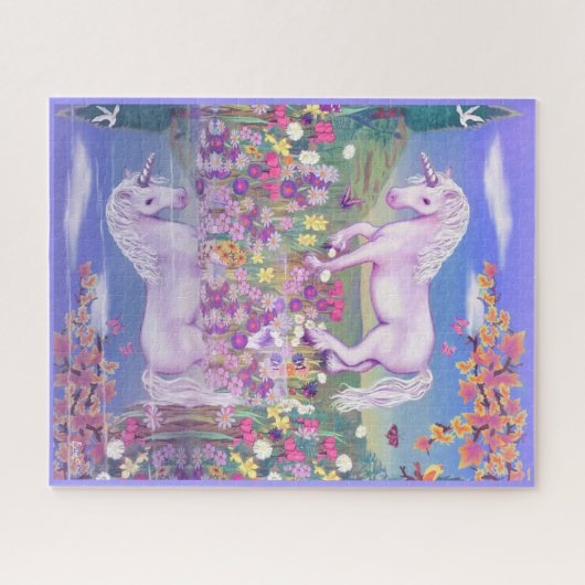 Ein Lila Paradies für Jigsaw Puzzle (Horizontal)