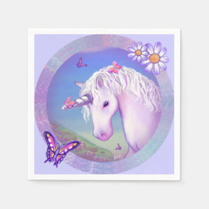 Ein Lila Paradies für Napkins Serviette