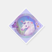 Ein Lila Paradies für Napkins Serviette (Ecke)