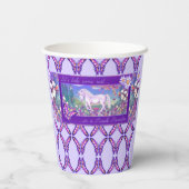 Ein Lila Paradies für Neapel Pappbecher (Rückseite)