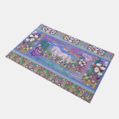 Ein lila Paradies Fußmatte (Schrägansicht)