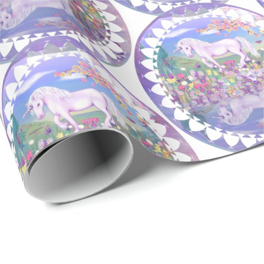 Ein lila Paradies Geschenkpapier (Rolleneckpunkt)