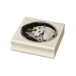 ein lila Paradies Gummistempel