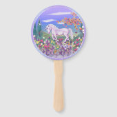 Ein lila Paradies, Handfan Fächer (Rückseite)