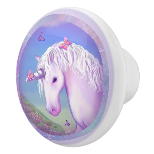 Ein Lila Paradies Keramikknauf (Rechts)