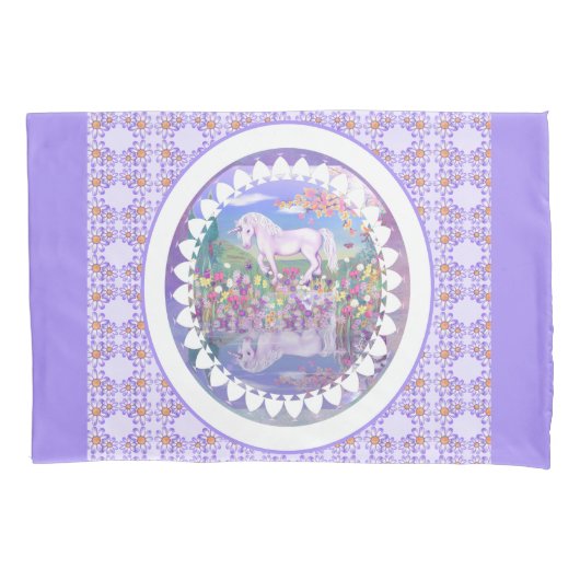 Ein Lila Paradies Kissenbezug (Vorderseite)