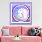 Ein lila Paradies Leinwanddruck (Insitu (Wohnzimmer))