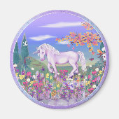 Ein Lila Paradies-Magnet Magnet (Vorne)